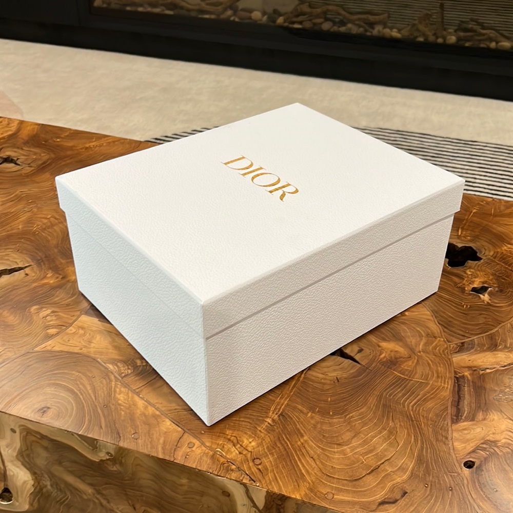 Empty White Authentic Dior Box